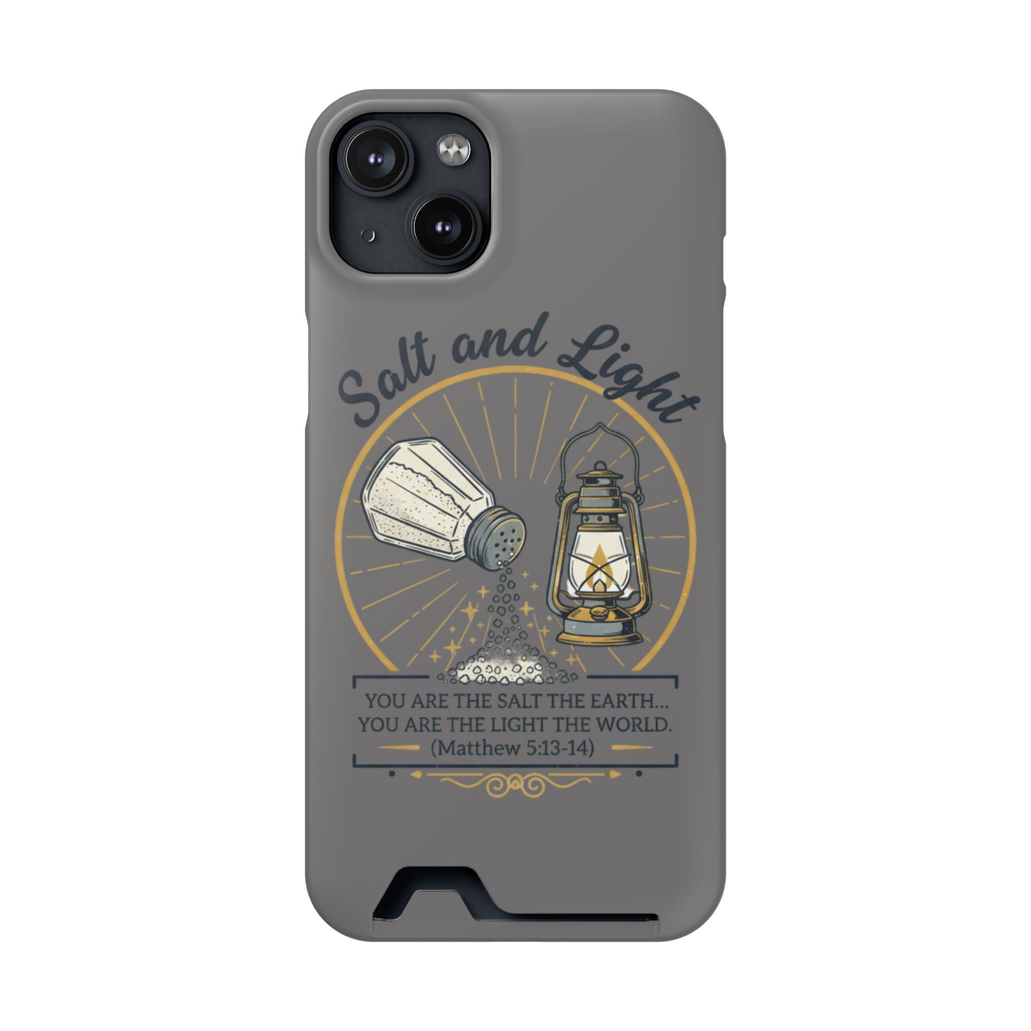Salt and Light phone case