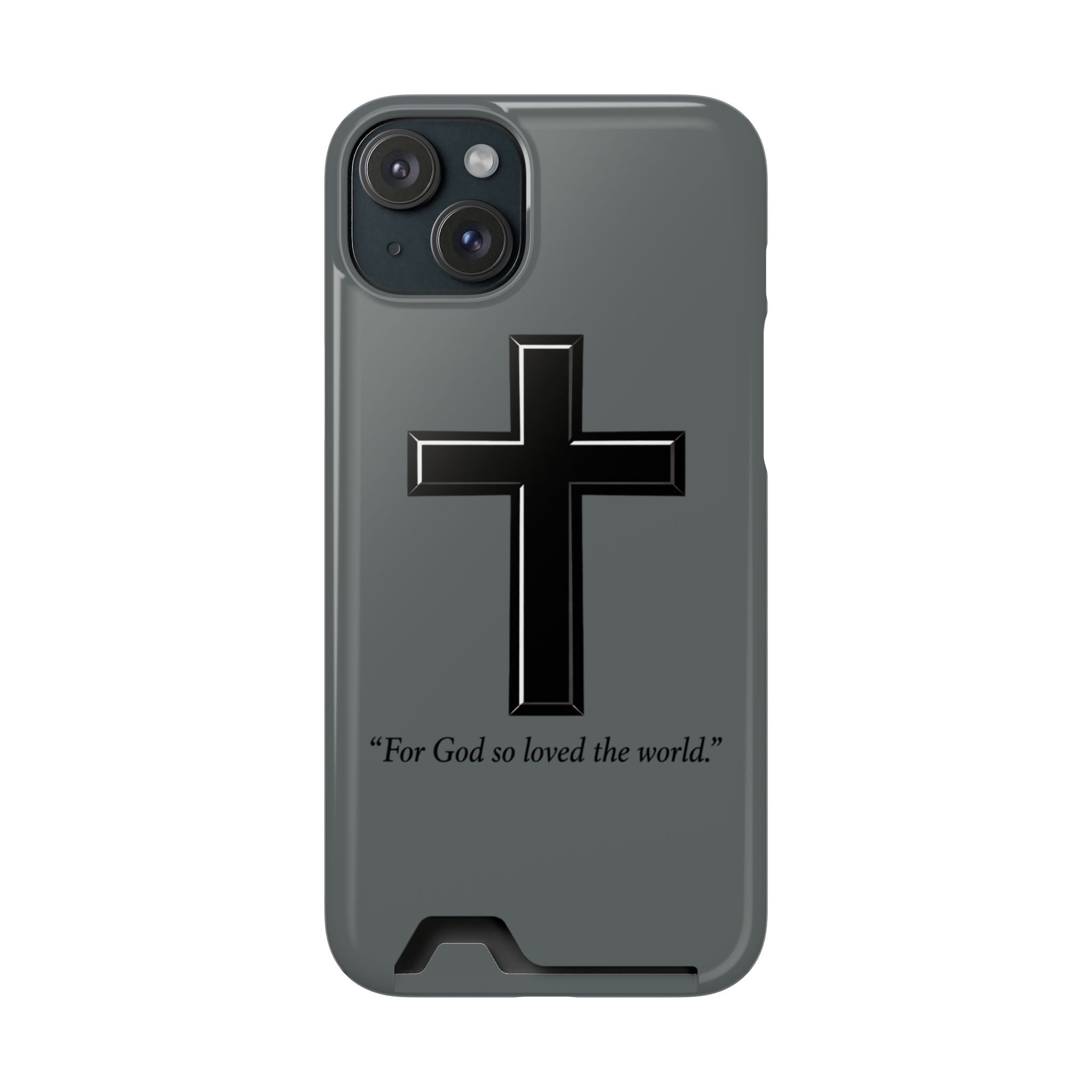 John 3:16 Phone Case (Card Holder)