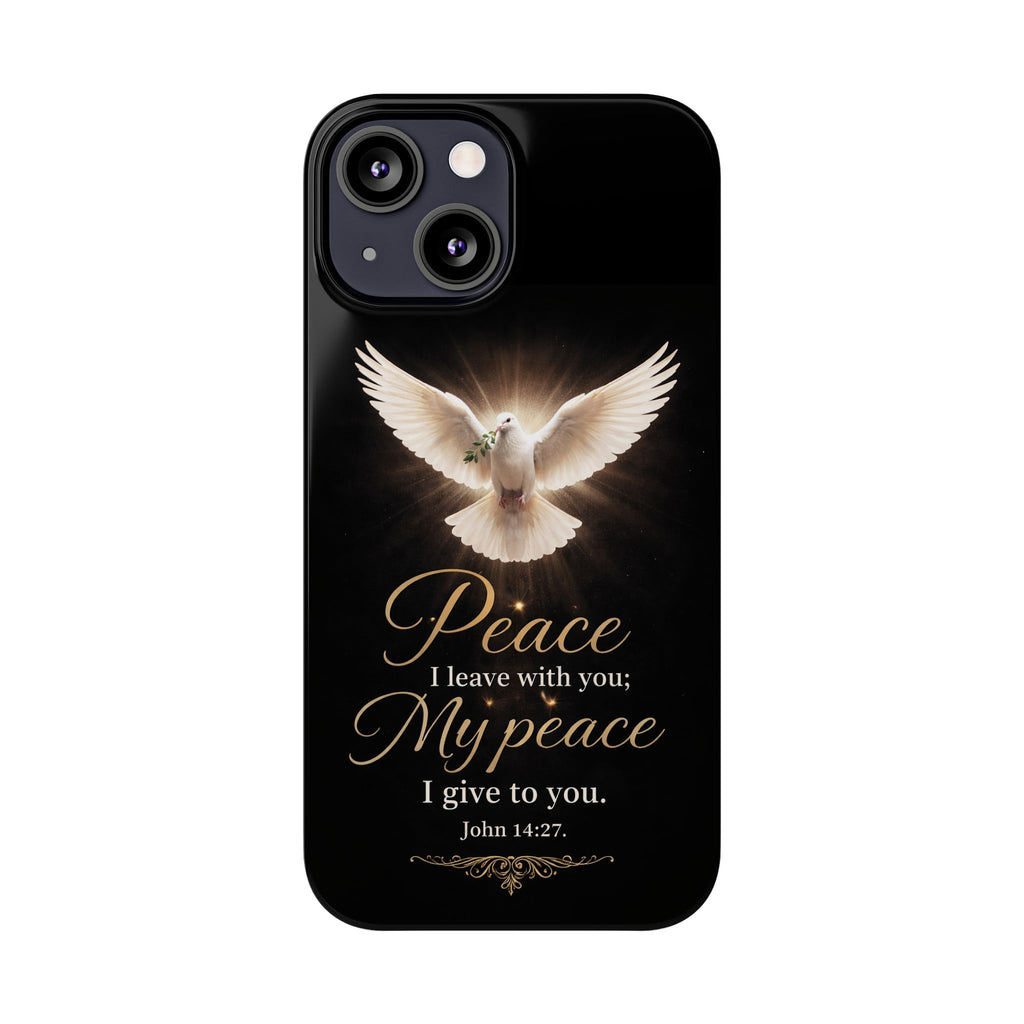 John 14:27 Slim Phone Cases