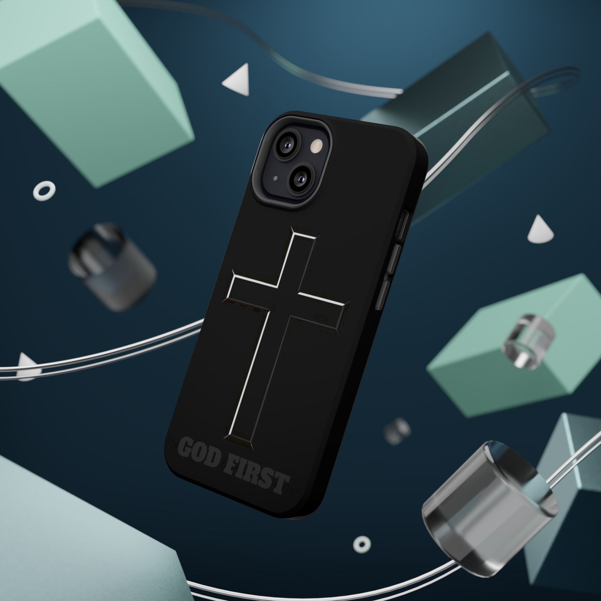Cross Magnetic Impact-Resistant Cases