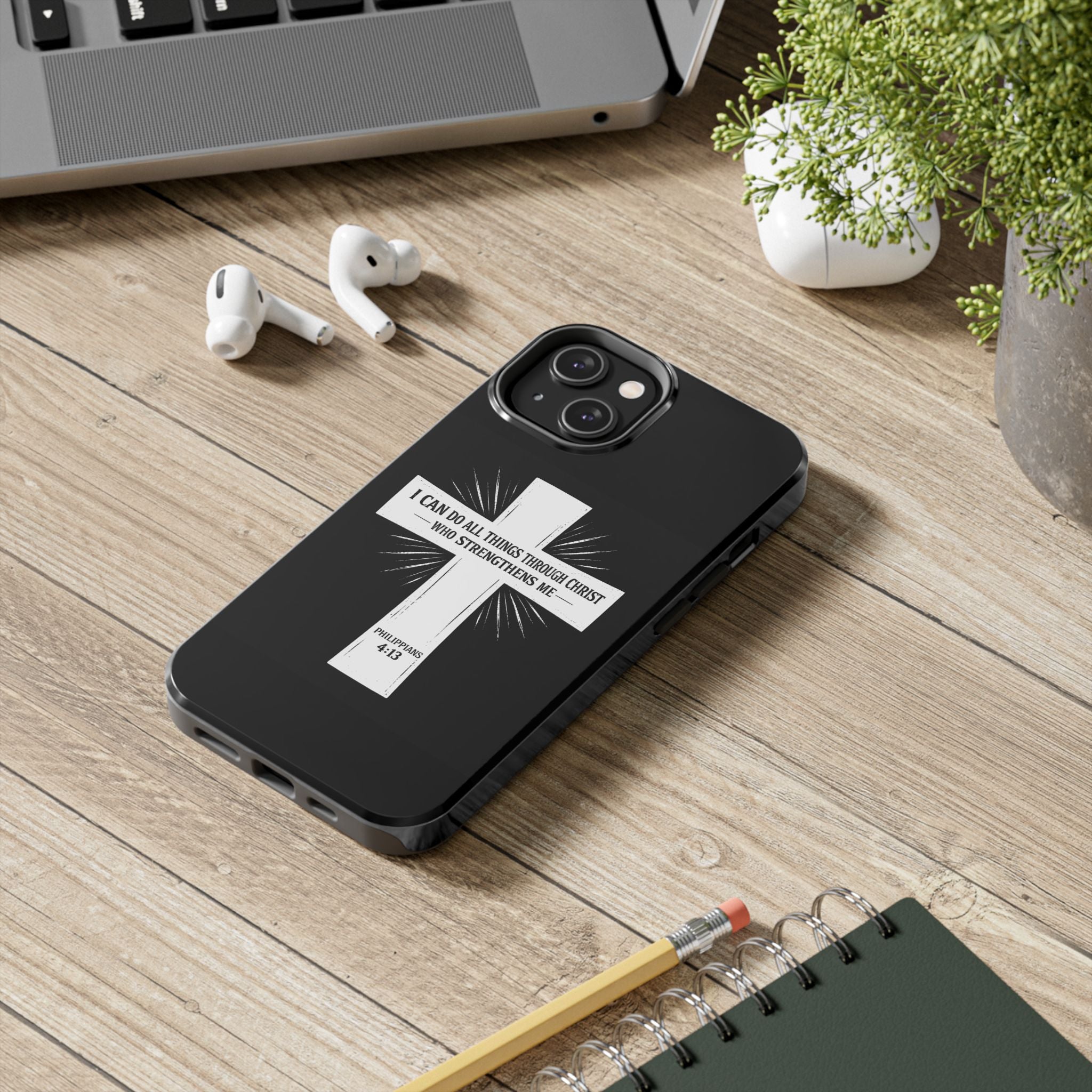 Philippians 4:13 Tough Phone Cases