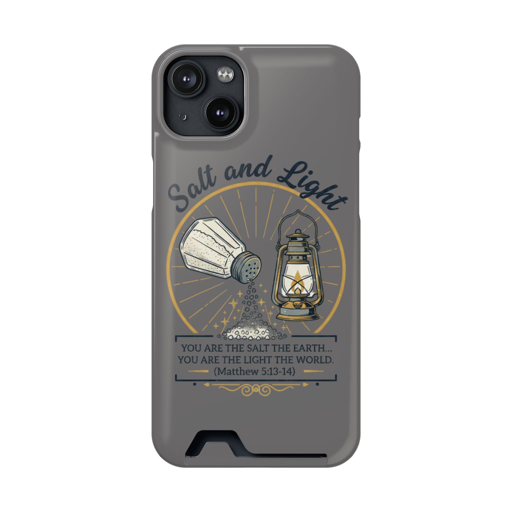 Salt and Light phone case