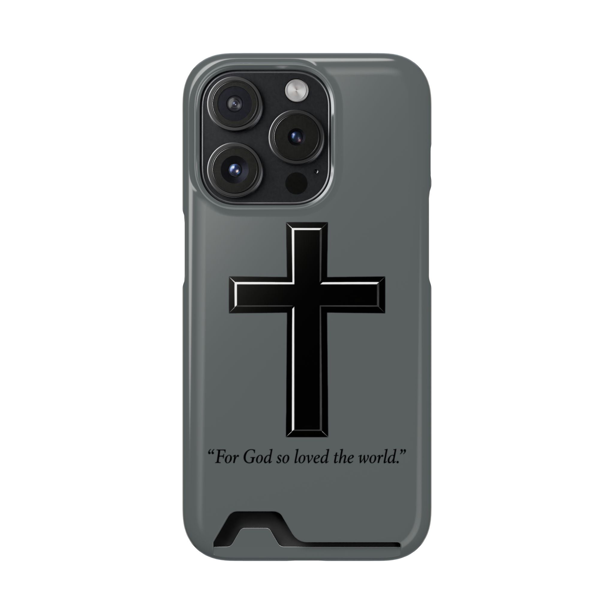 John 3:16 Phone Case (Card Holder)