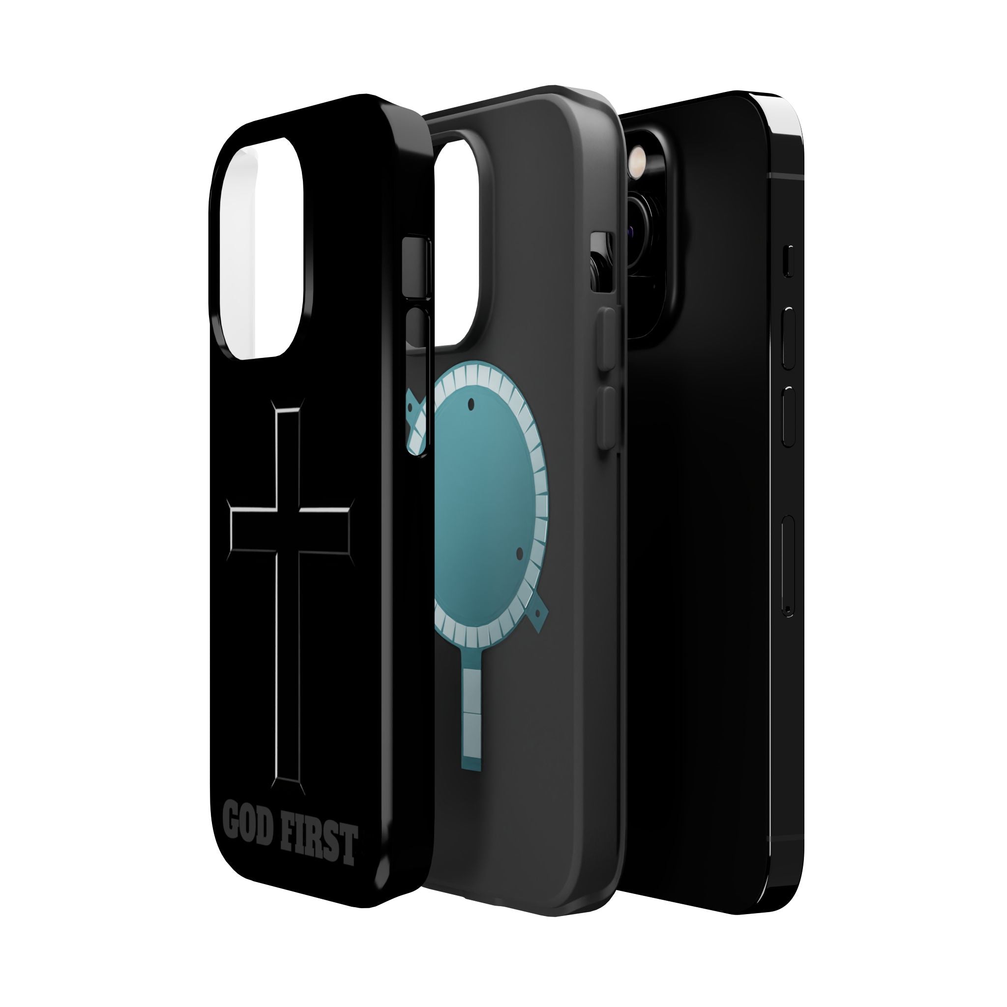 Cross Magnetic Impact-Resistant Cases