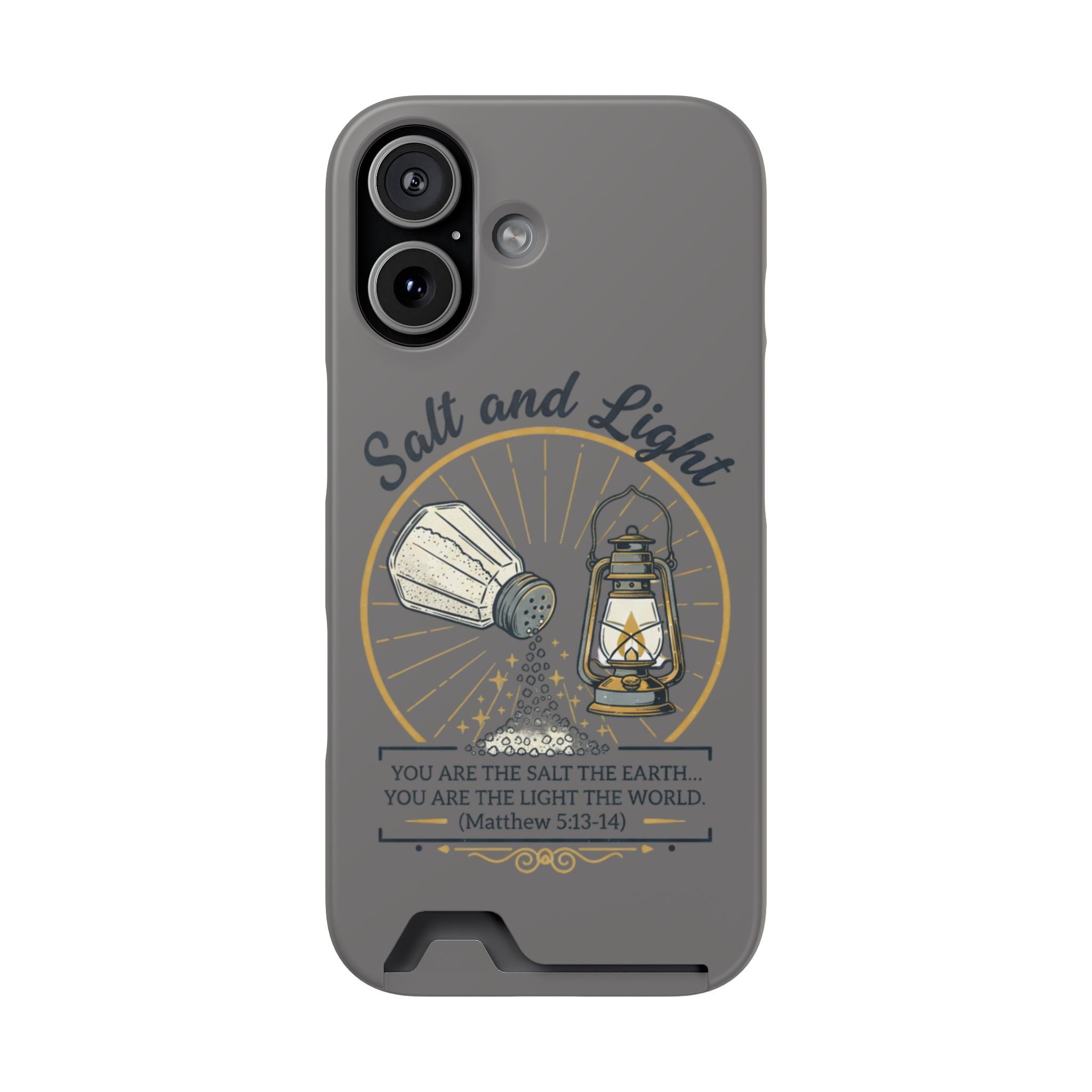 Salt and Light phone case