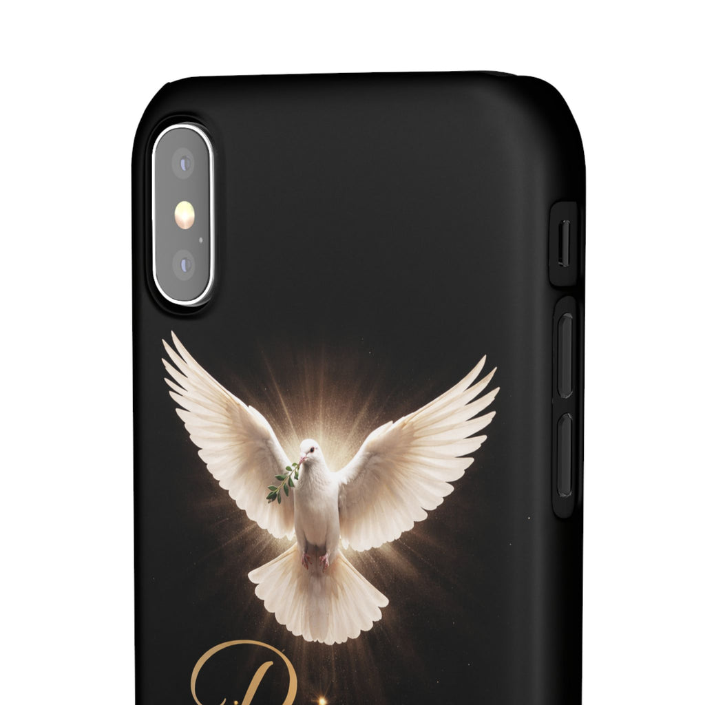 Dove with John 14:27 with Snap Cases