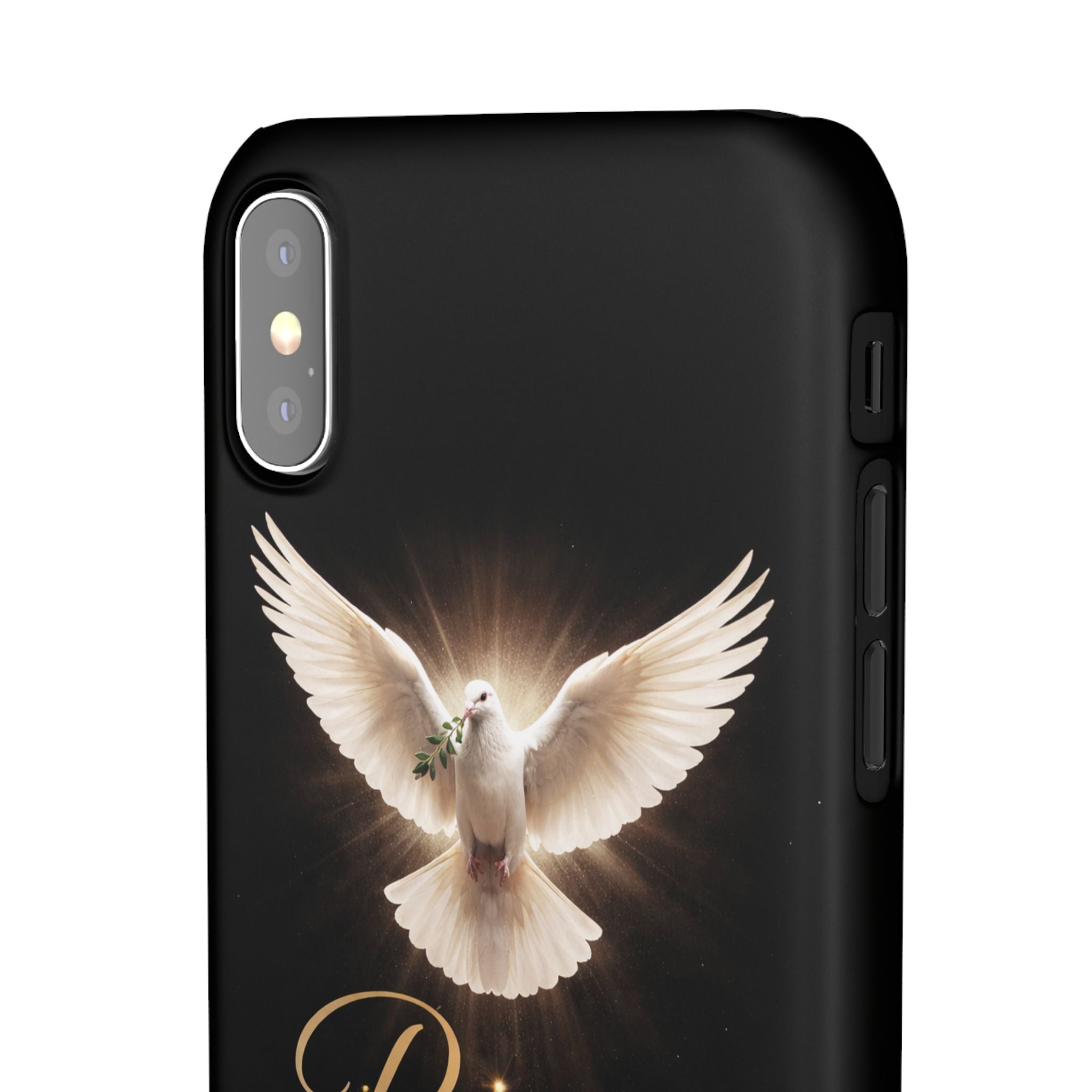 Dove with John 14:27 with Snap Cases