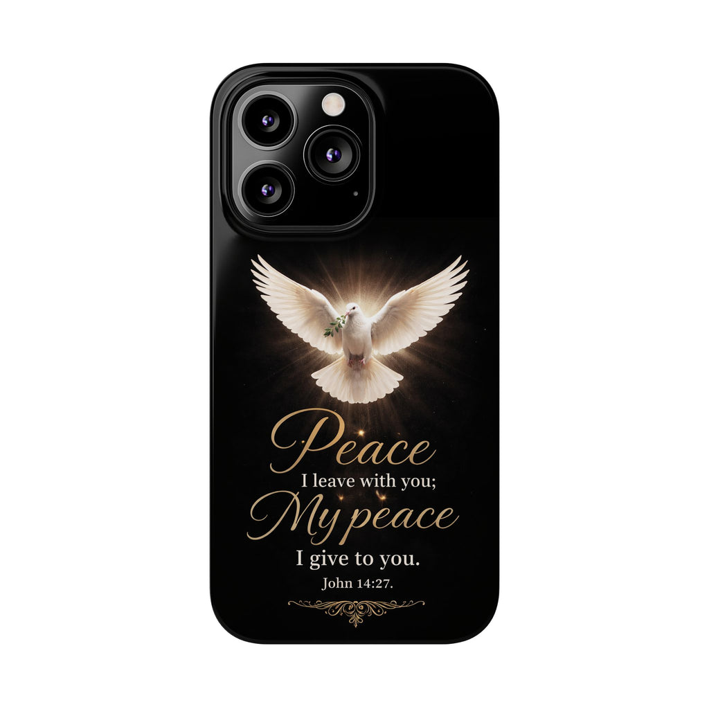 John 14:27 Slim Phone Cases