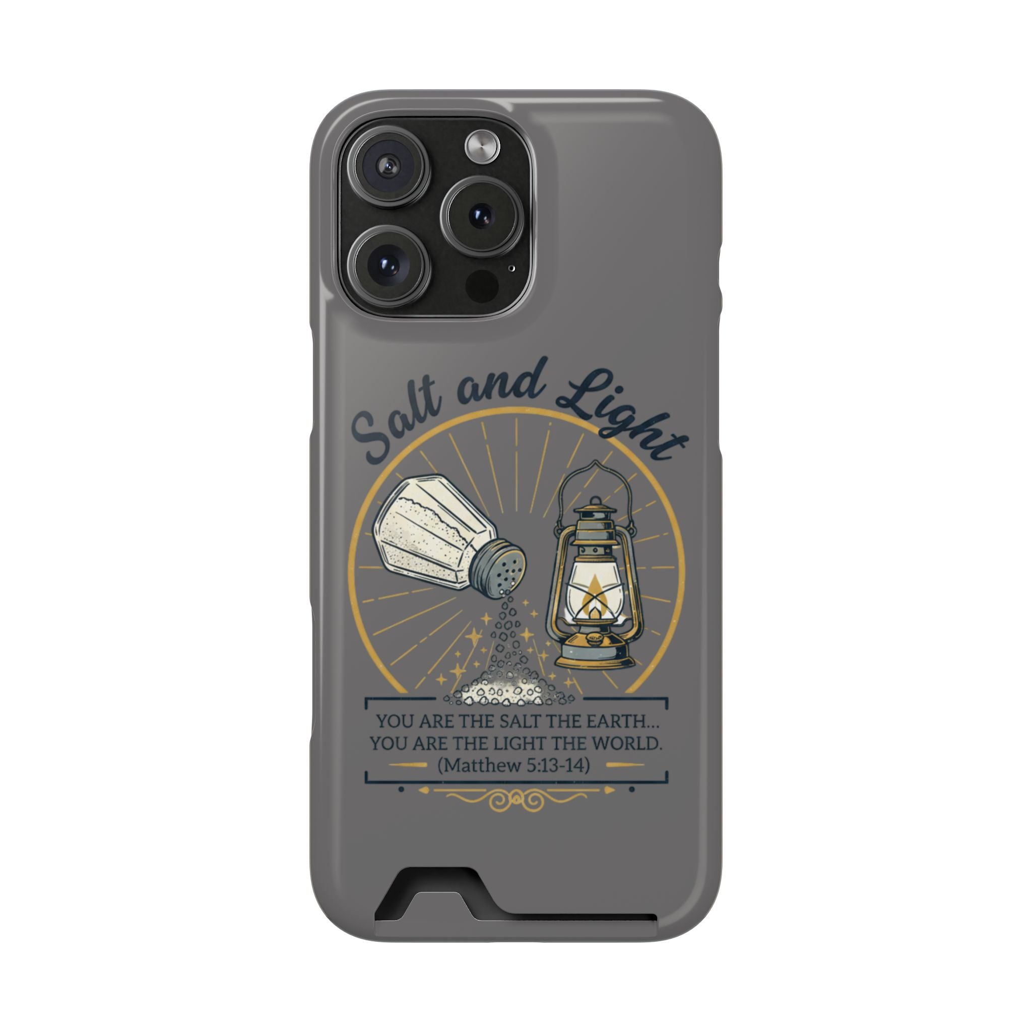 Salt and Light phone case