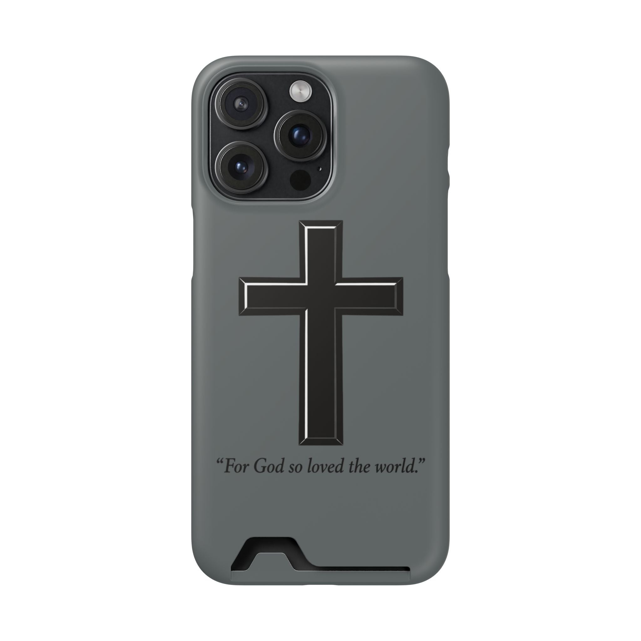 John 3:16 Phone Case (Card Holder)