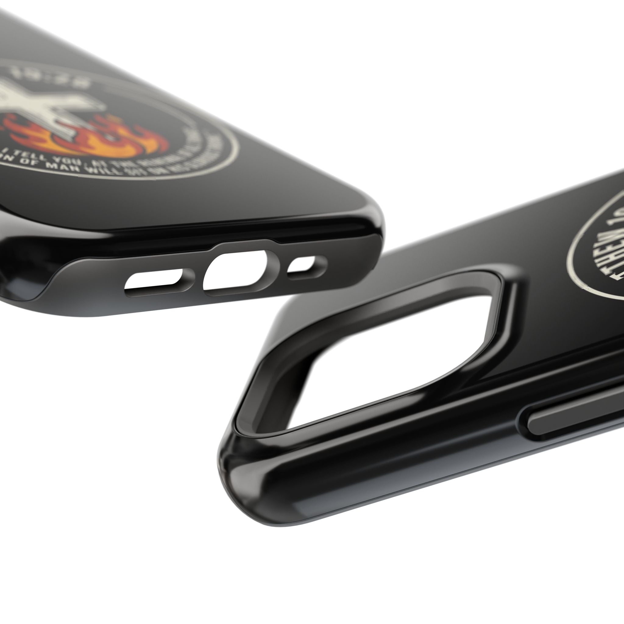 Matthew 19:28 with Cross Magnetic Impact-Resistant Cases