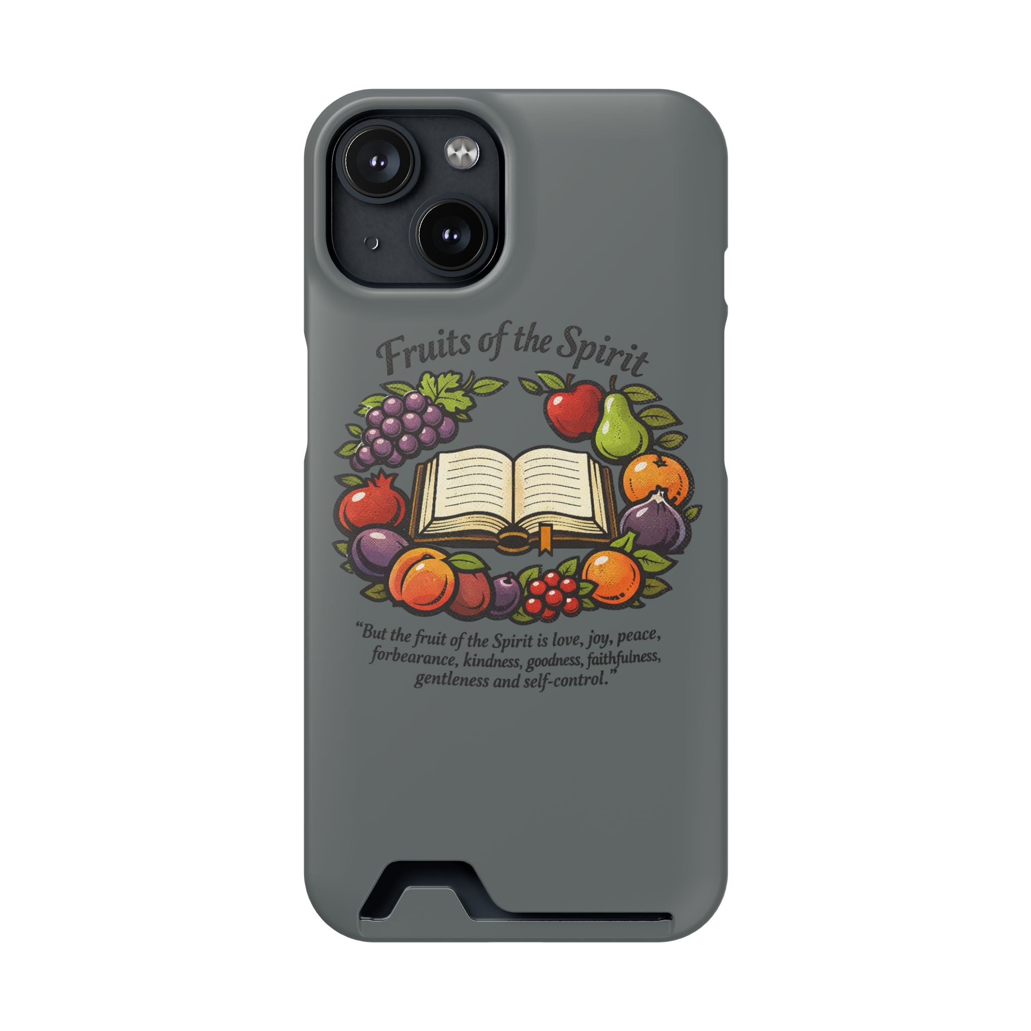 Fruits of the Spirit Phone Case (Card Holder)