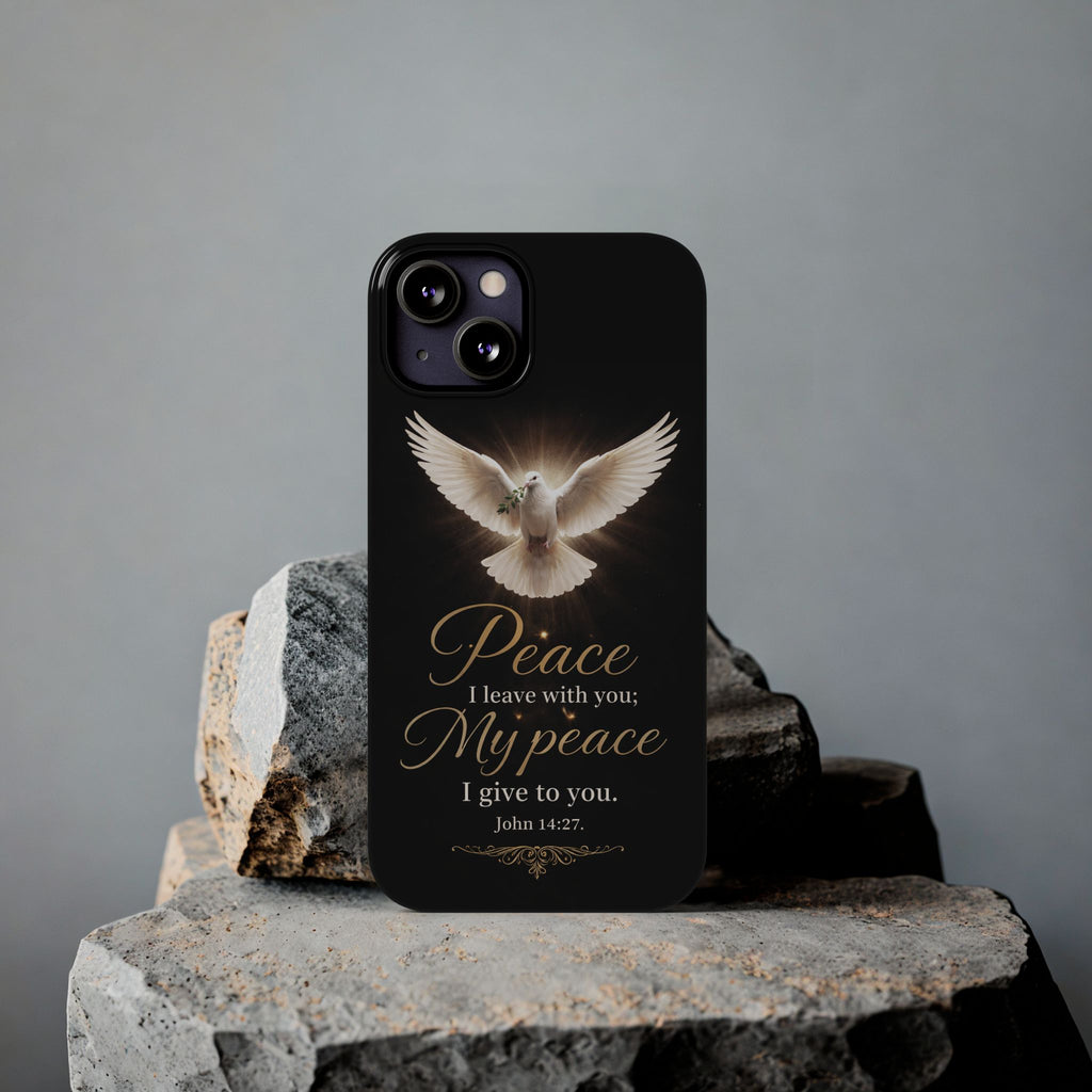John 14:27 Slim Phone Cases