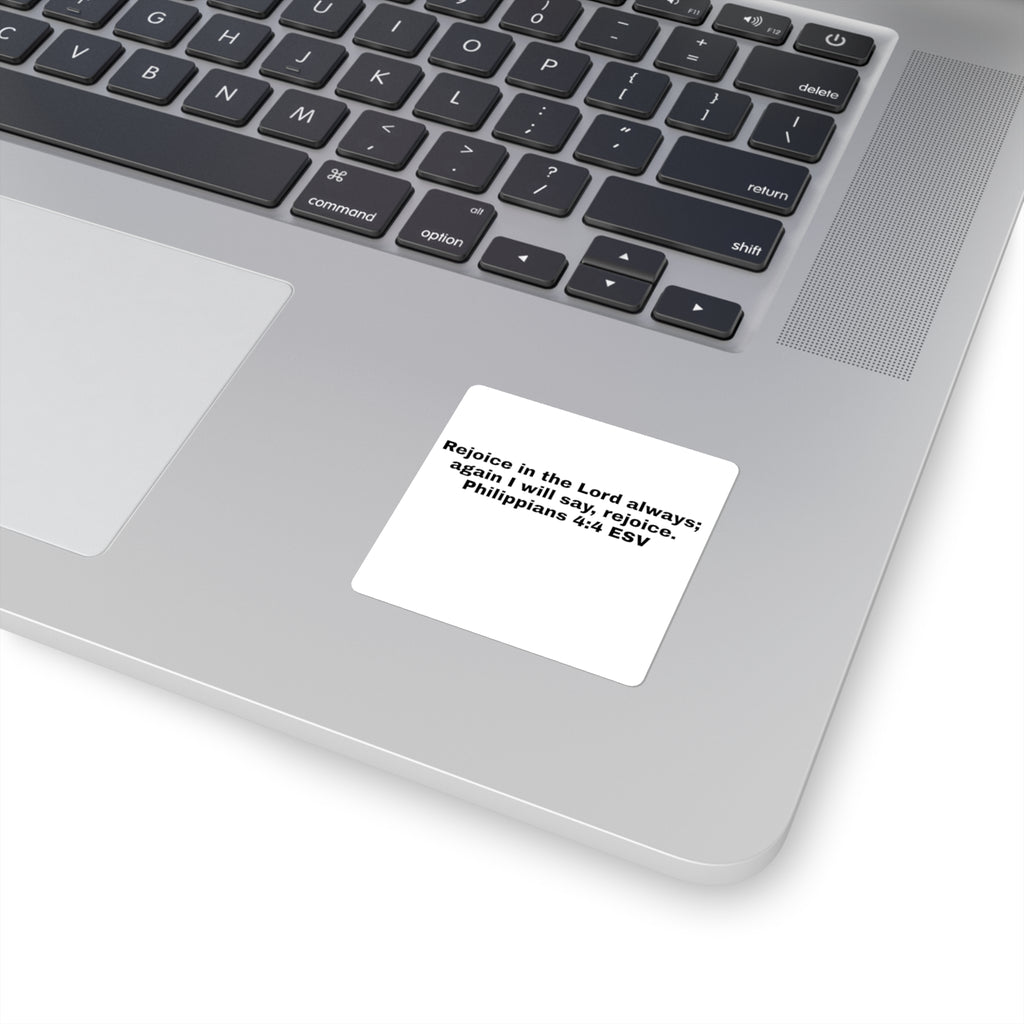 Philippians 4:4 Sticker (RED)