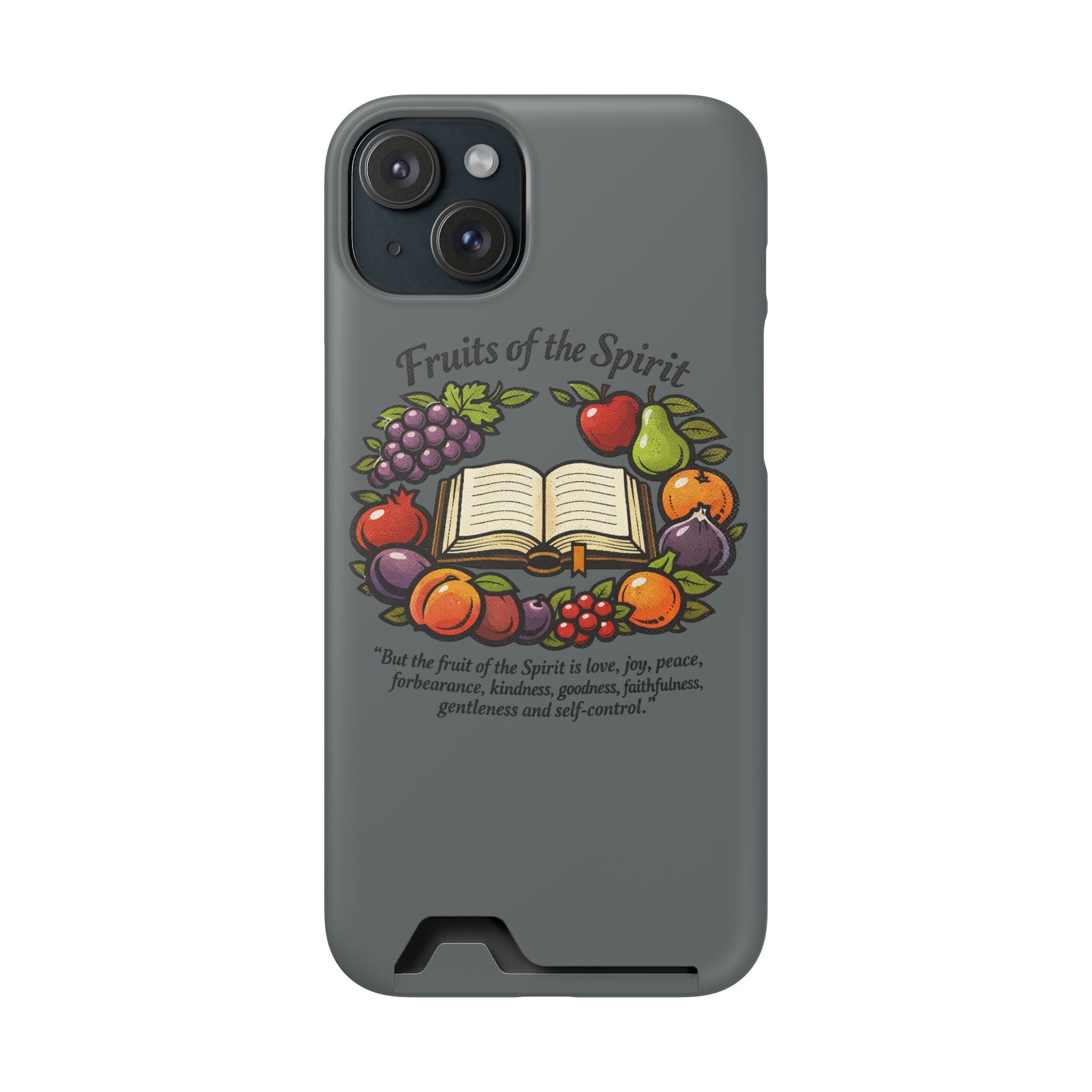 Fruits of the Spirit Phone Case (Card Holder)