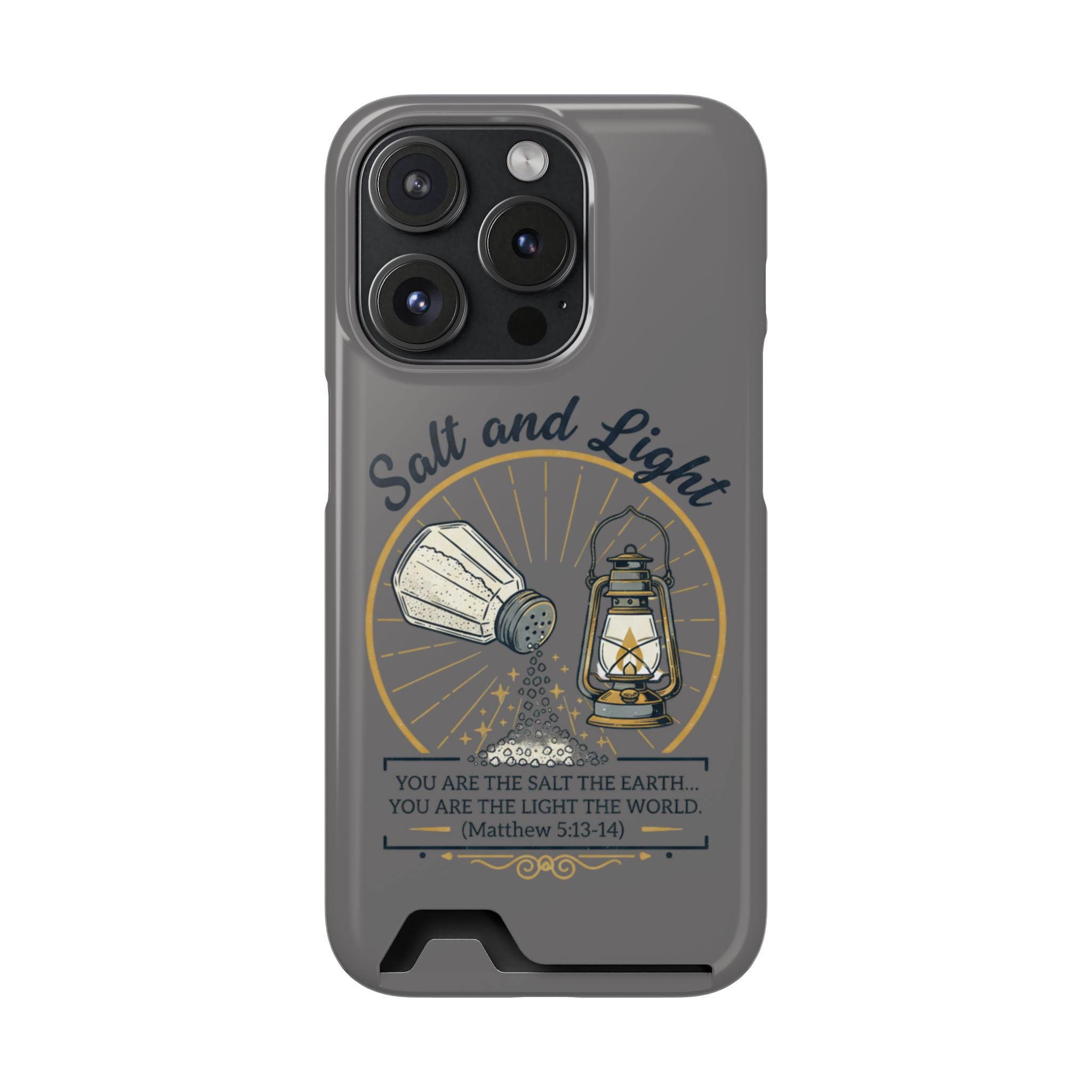 Salt and Light phone case