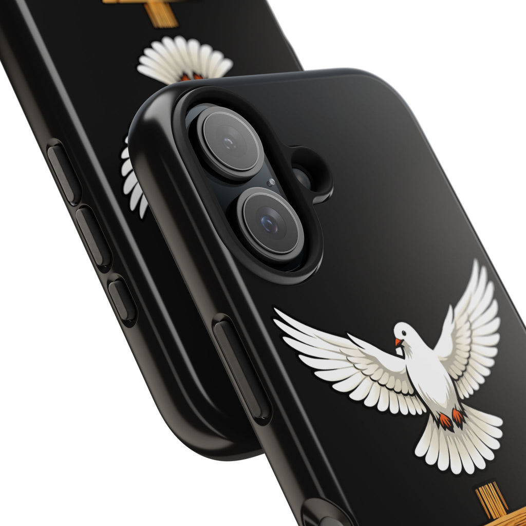 Dove and Cross Tough Phone Cases