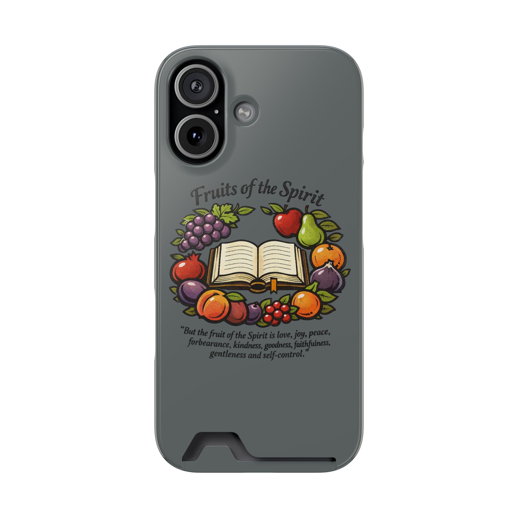 Fruits of the Spirit Phone Case (Card Holder)