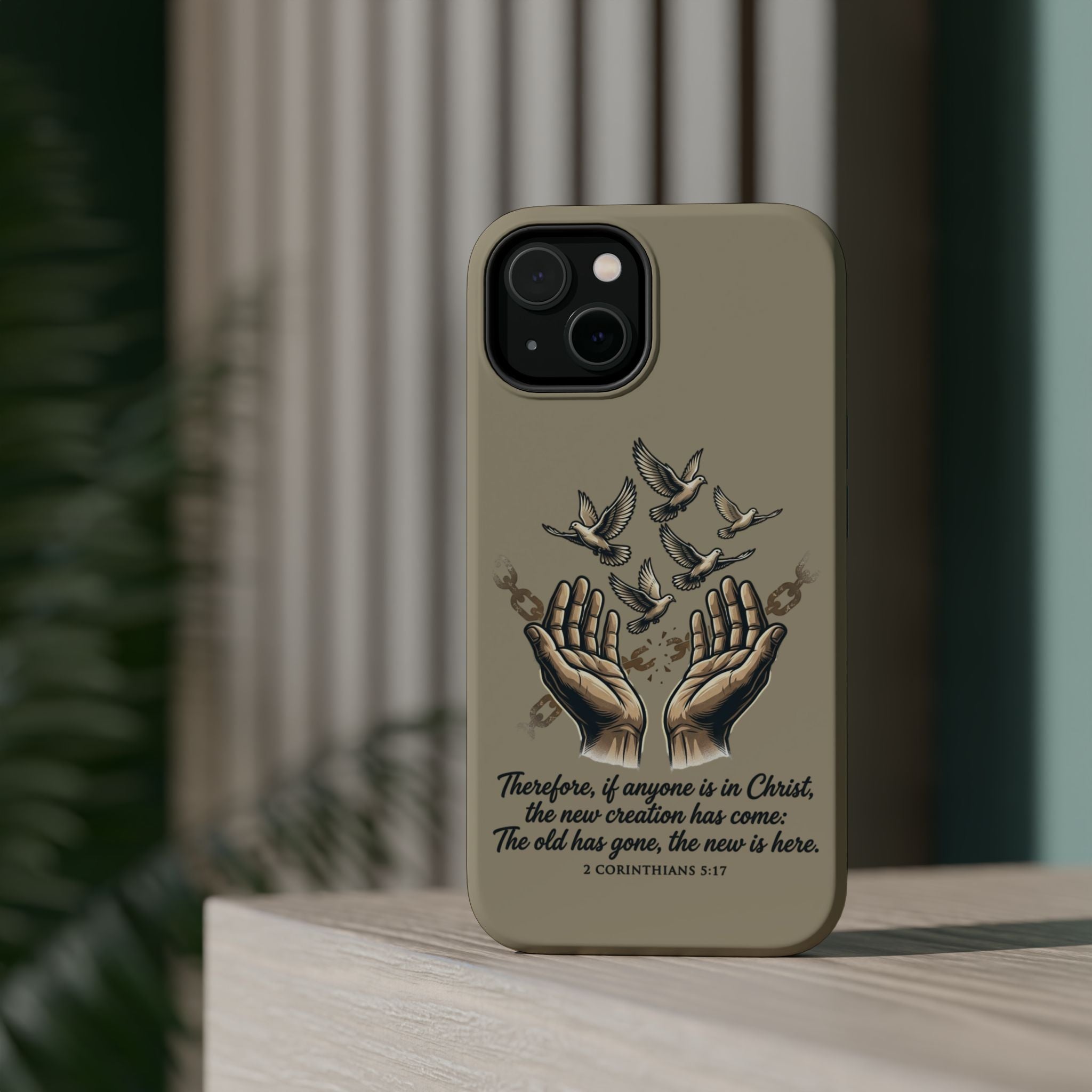 2 Corinthians 5:17 Magnetic Impact-Resistant Cases