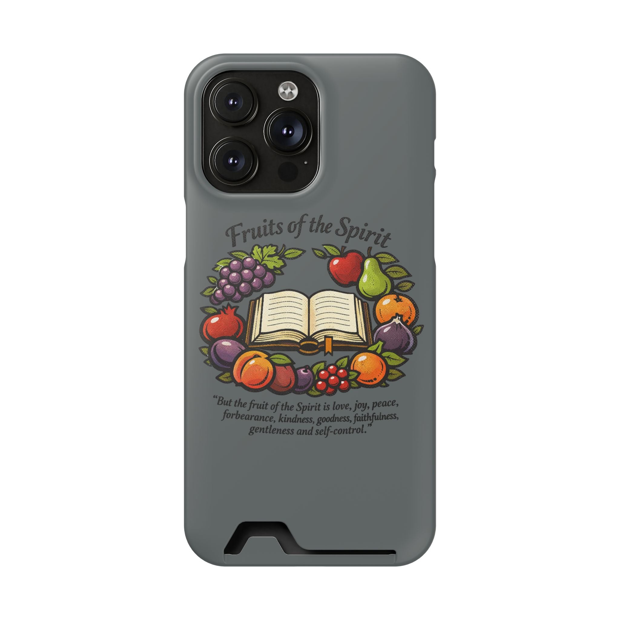 Fruits of the Spirit Phone Case (Card Holder)