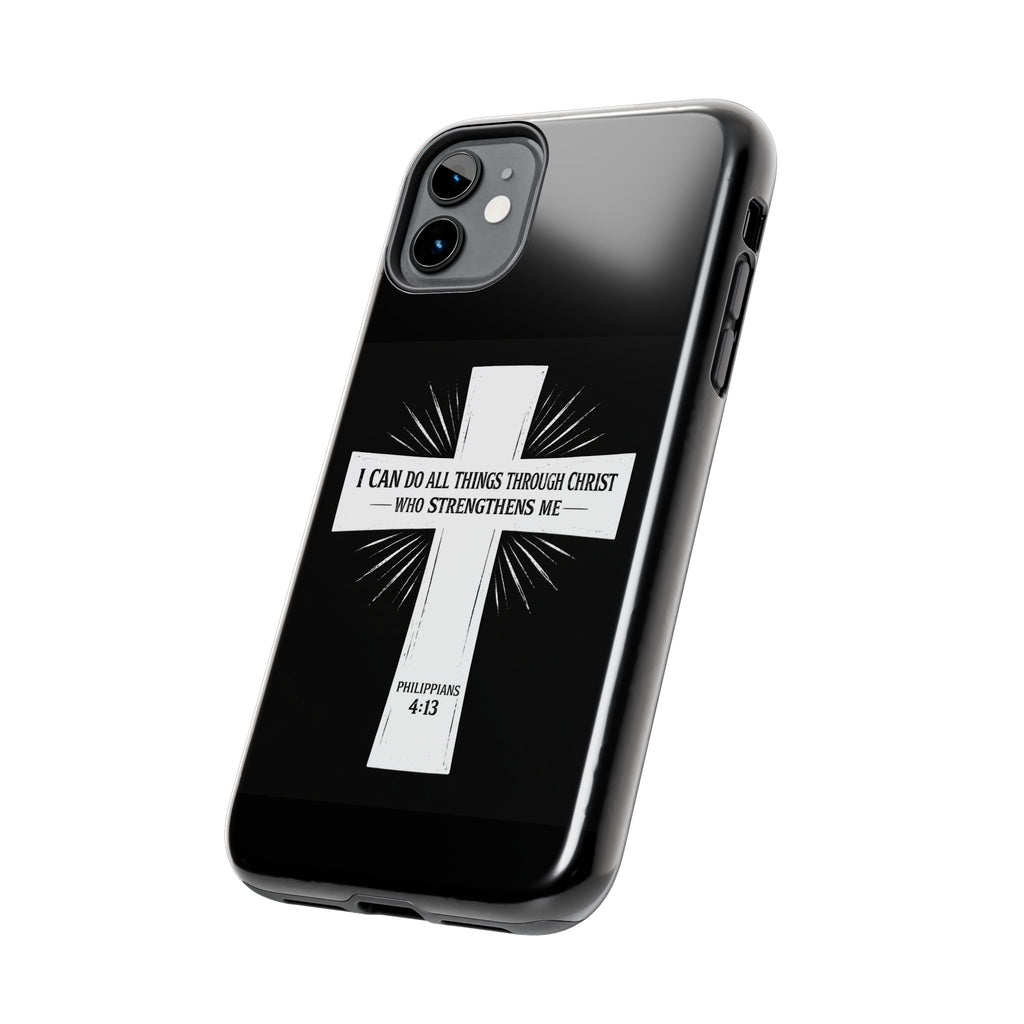 Philippians 4:13 Tough Phone Cases