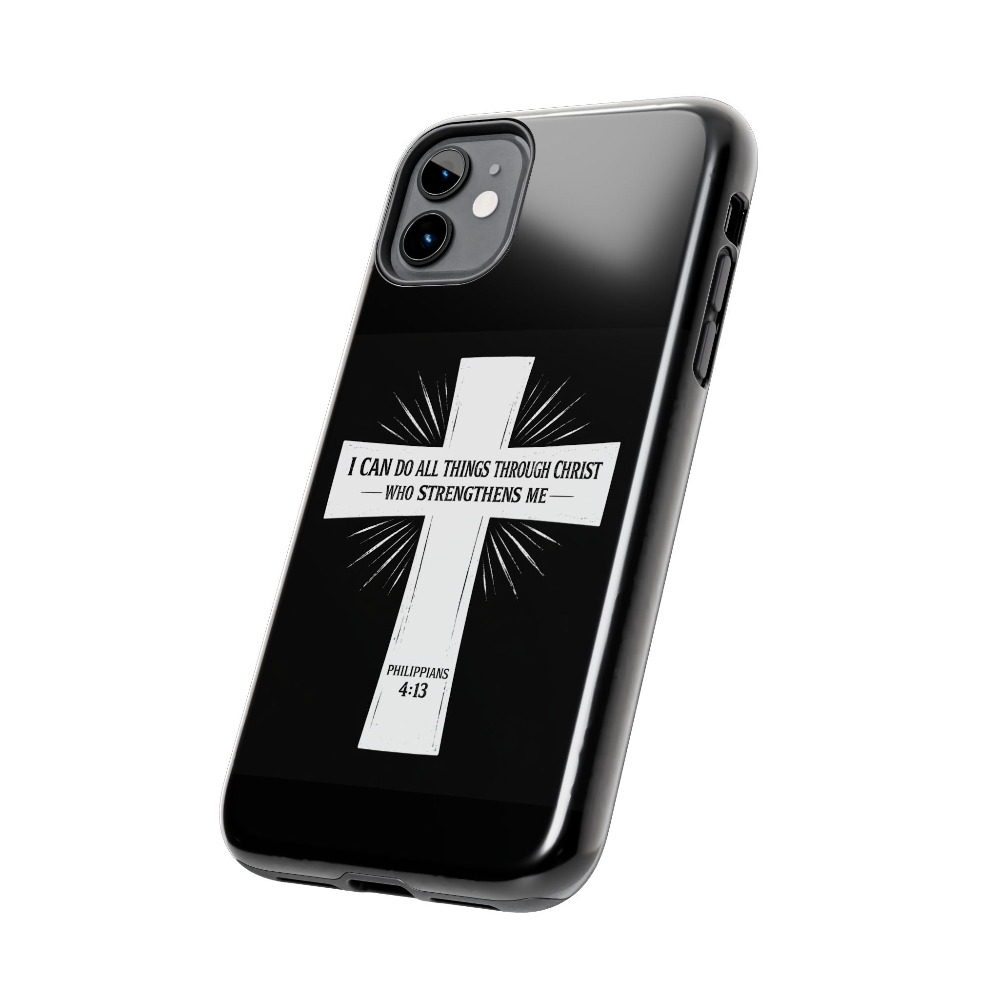 Philippians 4:13 Tough Phone Cases