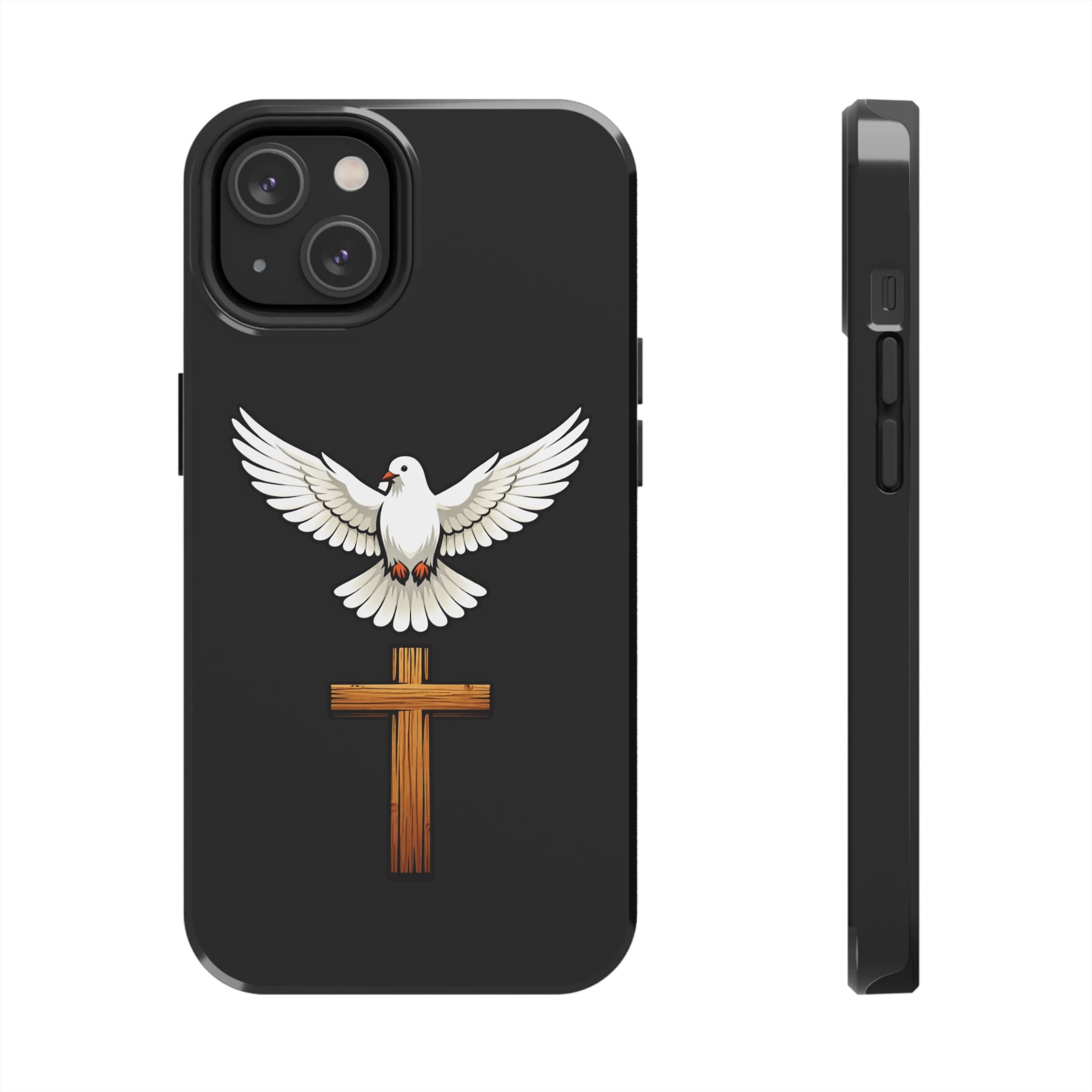Dove and Cross Tough Phone Cases