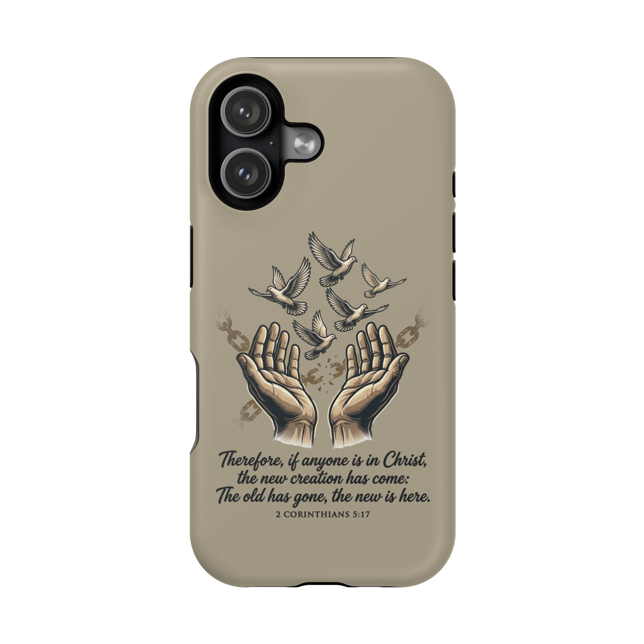 2 Corinthians 5:17 Magnetic Impact-Resistant Cases