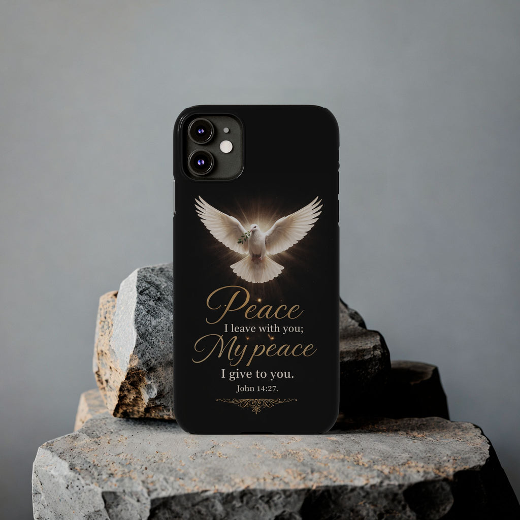 John 14:27 Slim Phone Cases
