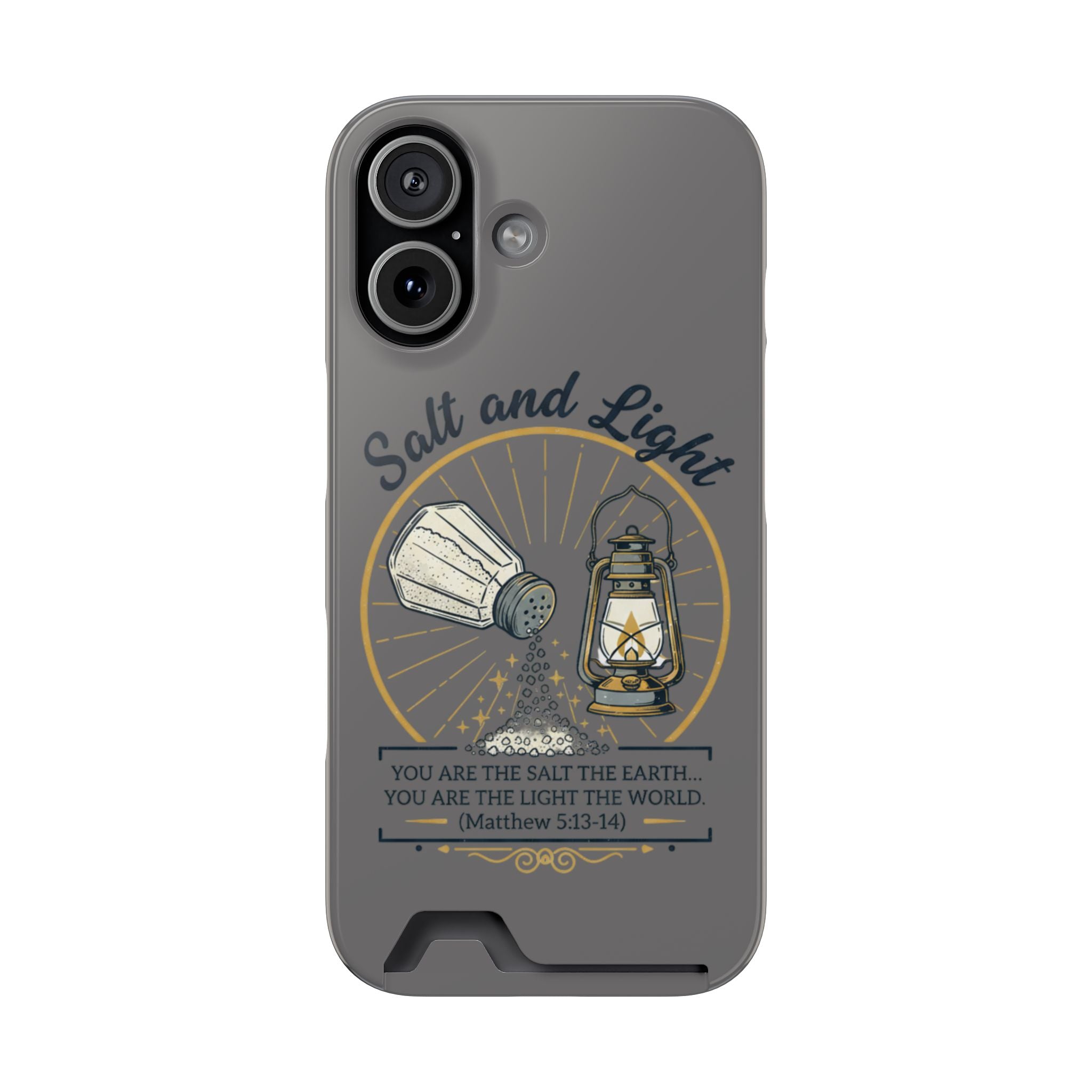 Salt and Light phone case