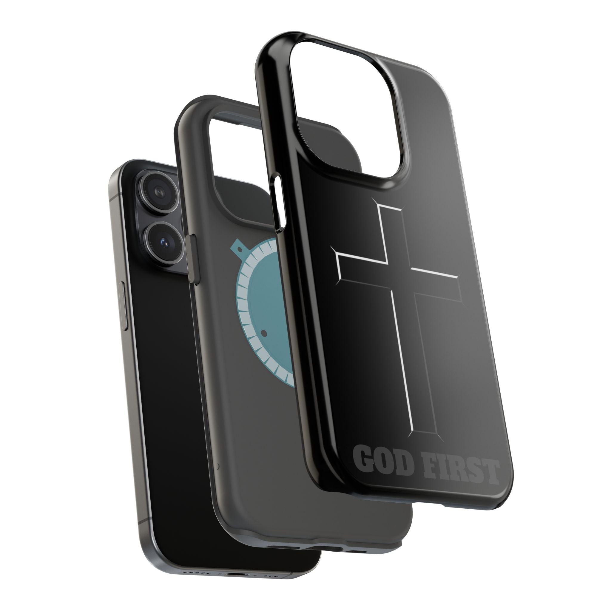 Cross Magnetic Impact-Resistant Cases
